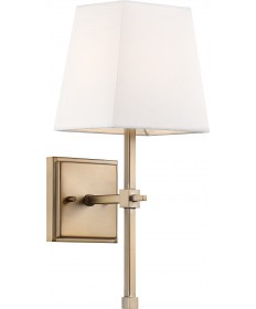 Nuvo Lighting 60/6707 Highline 1 Light Vanity Burnished Brass Finish