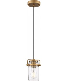 Nuvo Lighting 60/6735 Antebellum 1 Light Mini Pendant Fixture Vintage