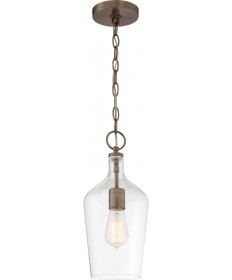 Nuvo Lighting 60/6748 Hartley 1 Light Pendant Fixture Antique Copper