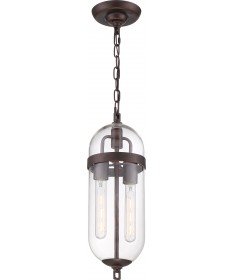 Nuvo Lighting 60/6922 Fathom 2 Light Pendant Fixture Mahogany Bronze