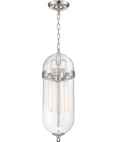 Nuvo Lighting 60/6933 Fathom 3 Light Pendant Fixture Polished Nickel