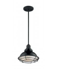 Nuvo Lighting 60/7003 Newbridge 1 Light Small Pendant Fixture Gloss