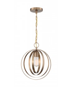 Nuvo Lighting 60/7056 Pendleton 1 Light Pendant Fixture Burnished