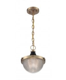 Nuvo Lighting 60/7059 Faro 1 Light Small Pendant Fixture Burnished