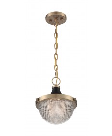 Nuvo Lighting 60/7059 Faro 1 Light Small Pendant Fixture Burnished