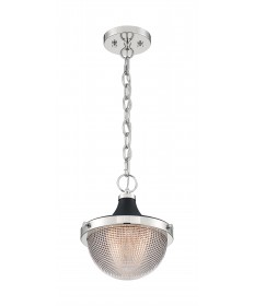 Nuvo Lighting 60/7069 Faro 1 Light Small Pendant Fixture Polished