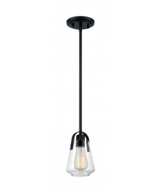 Nuvo Lighting 60/7106 Skybridge 1 Light Mini Pendant Fixture Matte