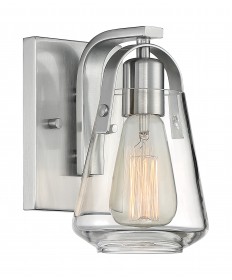 Nuvo Lighting 60/7111 Skybridge 1 Light Vanity Fixture Brushed Nickel