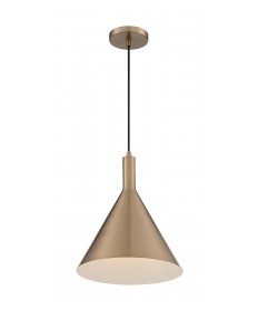 Nuvo Lighting 60/7118 Lightcap 1 Light Large Pendant Fixture Burnished