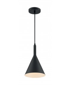 Nuvo Lighting 60/7127 Lightcap 1 Light Small Pendant Fixture Matte