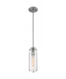 Nuvo Lighting 60/7140 Marina 1 Light Mini Pendant Fixture Brushed