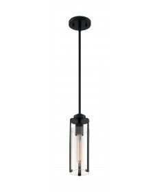 Nuvo Lighting 60/7160 Marina 1 Light Mini Pendant Fixture Matte Black