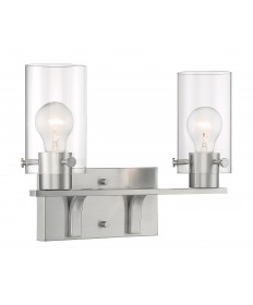 Nuvo Lighting 60/7172 Sommerset 2 Light Vanity Fixture Brushed Nickel