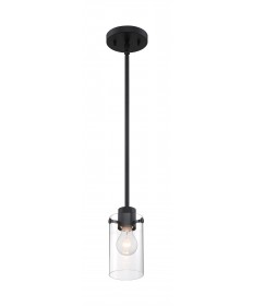 Nuvo Lighting 60/7270 Sommerset 1 Light Mini Pendant Fixture Matte