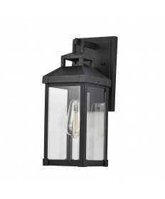 Nuvo Lighting 60/7371 Corning 1 Light Medium Wall Lantern Matte Black