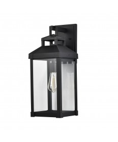 Nuvo Lighting 60/7372 Corning 1 Light Large Wall Lantern Matte Black