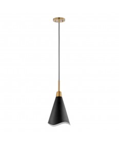 Nuvo Lighting 60/7470 Tango 1 Light Small Pendant Matte Black with