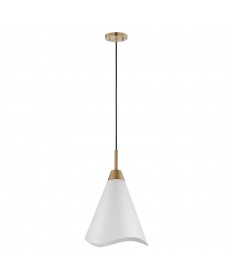 Nuvo Lighting 60/7474 Tango 1 Light Medium Pendant Matte White with