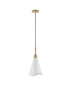Nuvo Lighting 60/7477 Tango 1 Light Large Pendant Matte White with