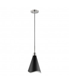 Nuvo Lighting 60/7478 Tango 1 Light Large Pendant Matte Black with