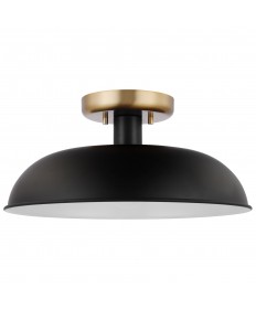 Nuvo Lighting 60/7491 Colony 1 Light Small Semi-Flush Mount Fixture