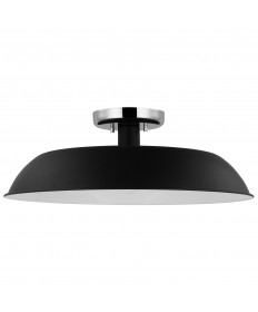 Nuvo Lighting 60/7495 Colony 1 Light Medium Semi-Flush Mount Fixture