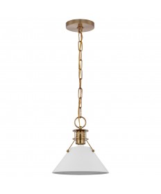Nuvo Lighting 60/7526 Outpost 1 Light Large Pendant Matte White with