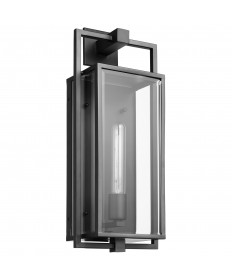 Nuvo Lighting 60/7545 Exhibit 1 Light Large Wall Lantern Matte Black