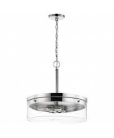 Nuvo Lighting 60/7630 Intersection 3 Light Pendant Polished Nickel