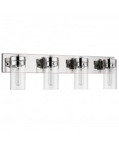 Nuvo Lighting 60/7634 Intersection 4 Light Vanity Polished Nickel with