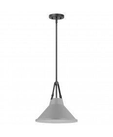 Nuvo Lighting 60/7646 Zelda 1 Light Pendant Medium Base 60 Watt Black