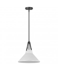 Nuvo Lighting 60/7647 Zelda 1 Light Pendant Medium Base 60 Watt Black