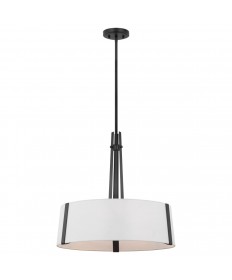 Nuvo Lighting 60/7678 Flynn 3 Light Pendant Medium Base 60 Watt Black