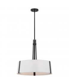 Nuvo Lighting 60/7678 Flynn 3 Light Pendant Medium Base 60 Watt Black