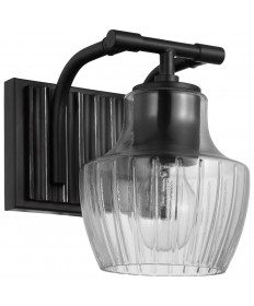 Nuvo Lighting 60/7701 Destin 1 Light Vanity Medium Base 60 Watt Black