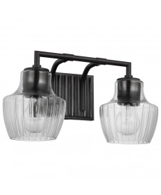 Nuvo Lighting 60/7702 Destin 2 Light Vanity Medium Base 60 Watt Black