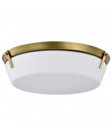 Nuvo Lighting 60/7751 Rowen 4 Light Flush Mount Natural Brass Finish