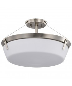 Nuvo Lighting 60/7762 Rowen 4 Light Semi Flush Brushed Nickel Finish