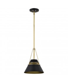 Nuvo Lighting 60/7767 Adina 1 Light Small Pendant Matte Black and