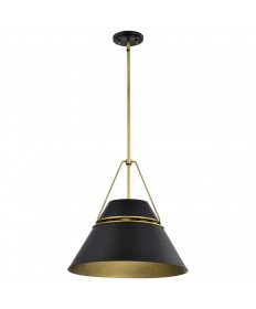 Nuvo Lighting 60/7768 Adina 3 Light Large Pendant Matte Black and