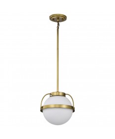 Nuvo Lighting 60/7783 Lakeshore 1 Light Small Pendant Natural Brass