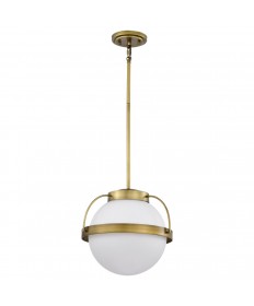 Nuvo Lighting 60/7784 Lakeshore 1 Light Medium Pendant Natural Brass