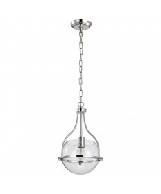 Nuvo Lighting 60/7816 Amado 1 Light Pendant 10 Inches Polished Nickel