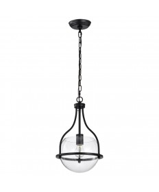 Nuvo Lighting 60/7817 Amado 1 Light Pendant 10 Inches Matte Black