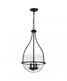 Nuvo Lighting 60/7820 Amado 3 Light Pendant 14 Inches Matte Black