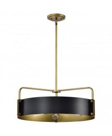 Nuvo Lighting 60/7844 Altos 5 Light Large Pendant Matte Black and