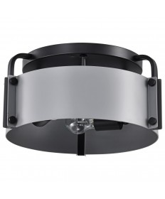 Nuvo Lighting 60/7850 Altos 3 Light Semi Flush 14 Inches Gray and