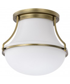 Nuvo Lighting 60/7860 Valdora 1 Light Flush Mount 10 Inches Natural