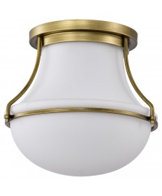 Nuvo Lighting 60/7861 Valdora 1 Light Flush Mount 14 Inches Natural