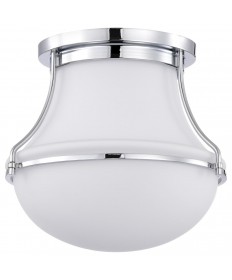 Nuvo Lighting 60/7870 Valdora 1 Light Flush Mount 10 Inches Polished